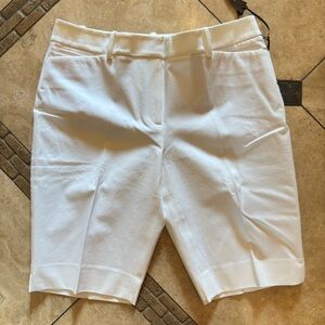 WHBM White House Black Market Premium Bi Stretch Bermuda Shorts